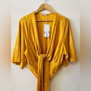 Zara Bodysuit gold